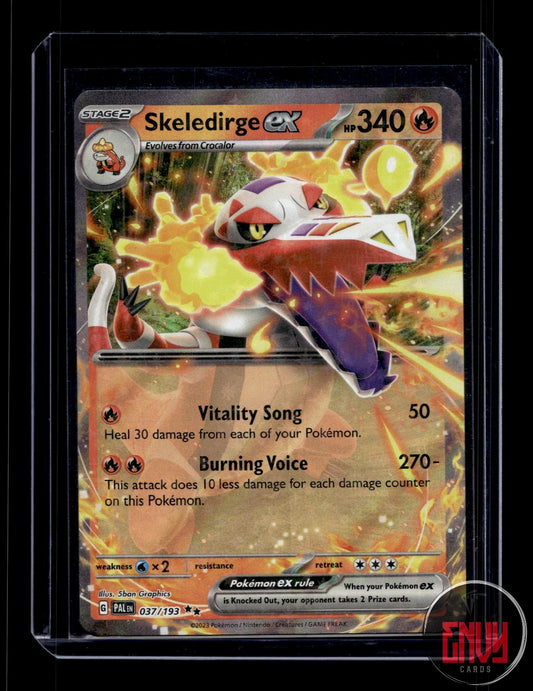 Skeledirge ex Near Mint 037/193 Double Rare Paldea Evolved Pokemon