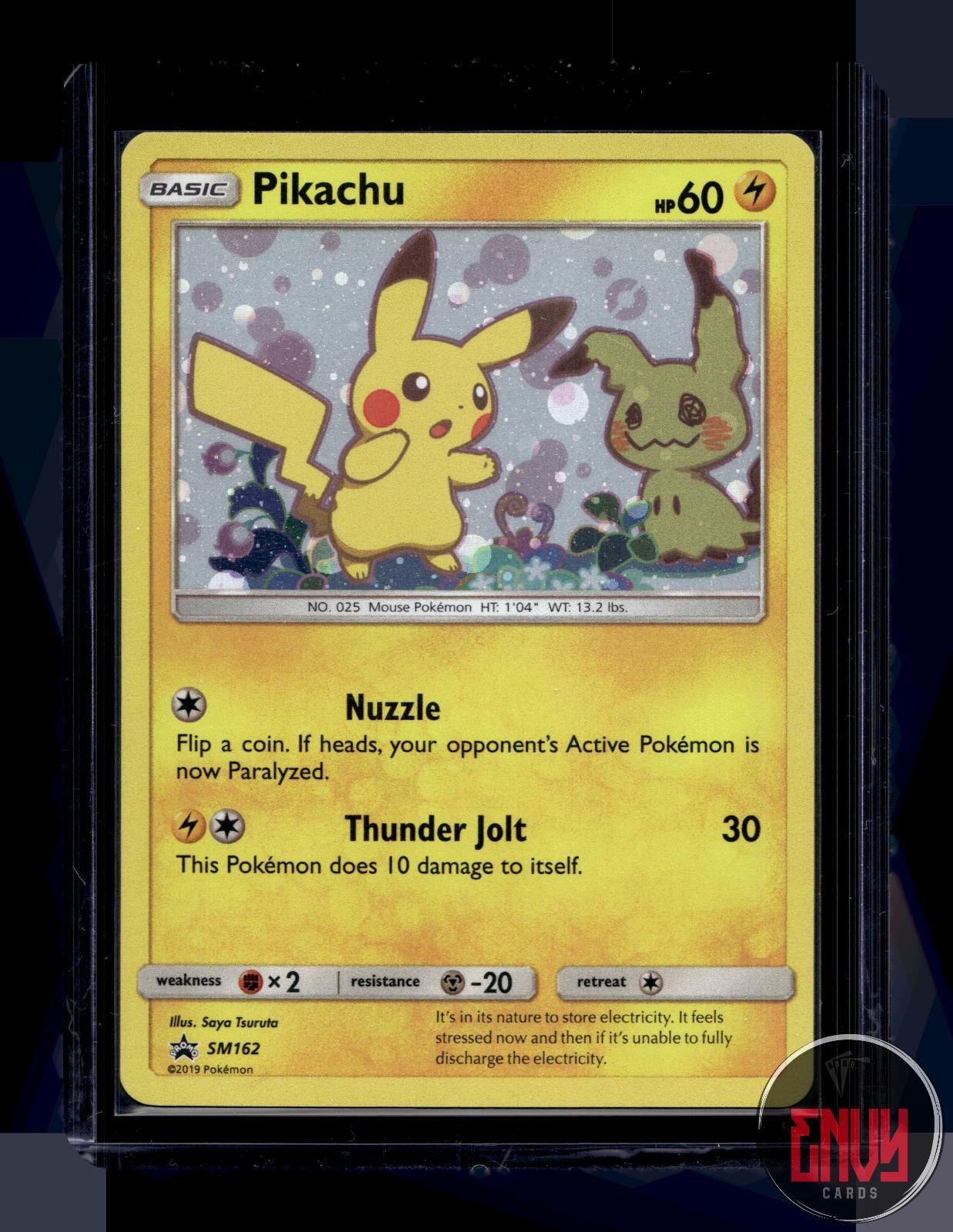 Pikachu - Near Mint SM162 Promo Sun & Moon Promo Pokemon Holo