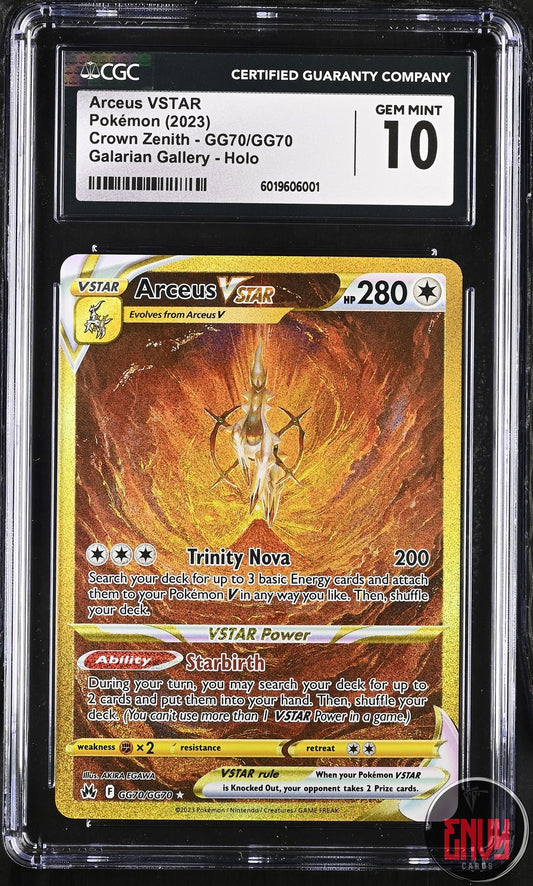 Arceus Vstar Gg70/gg70 Galarian Gallery Holo Pokemon CGC 10 Gem Mint