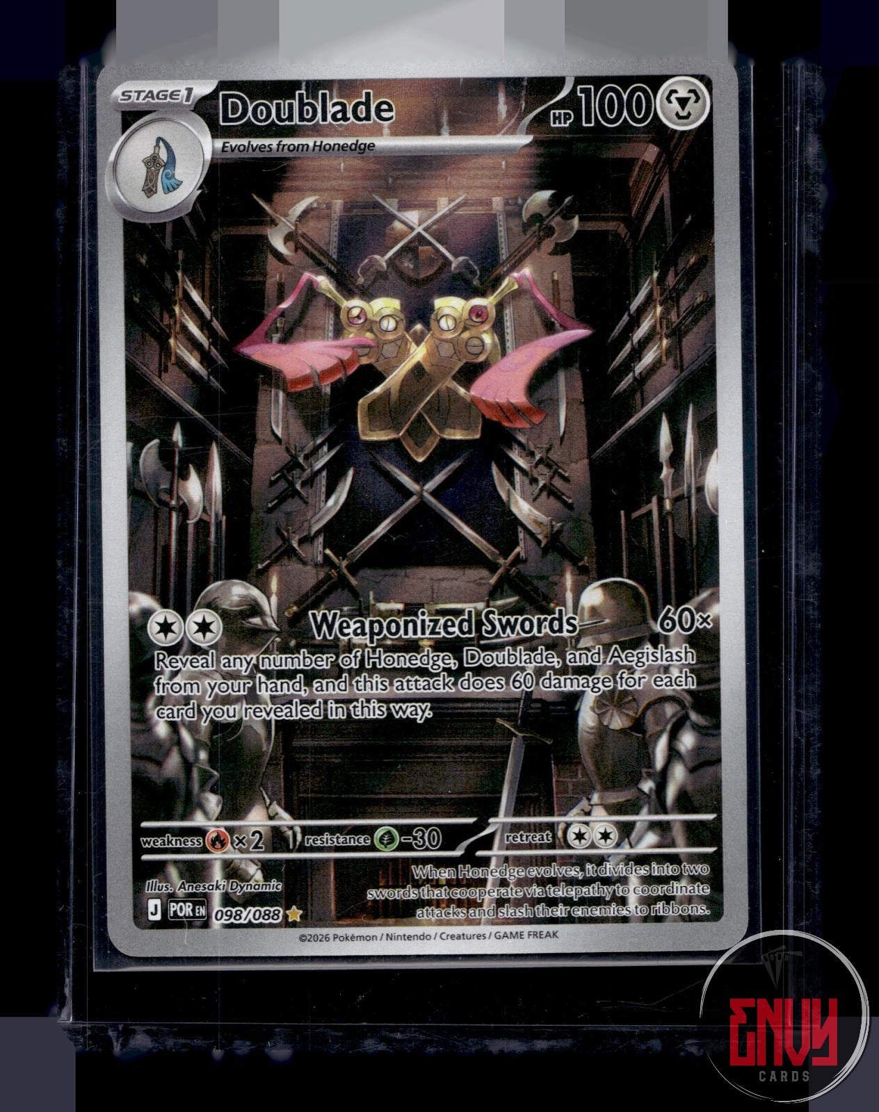 Doublade Near Mint 098/088 Illustration Rare Perfect Order Pokemon
