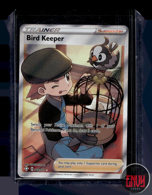 Bird Keeper Near Mint 066/072 Ultra Rare Shining Fates Pokemon Holo