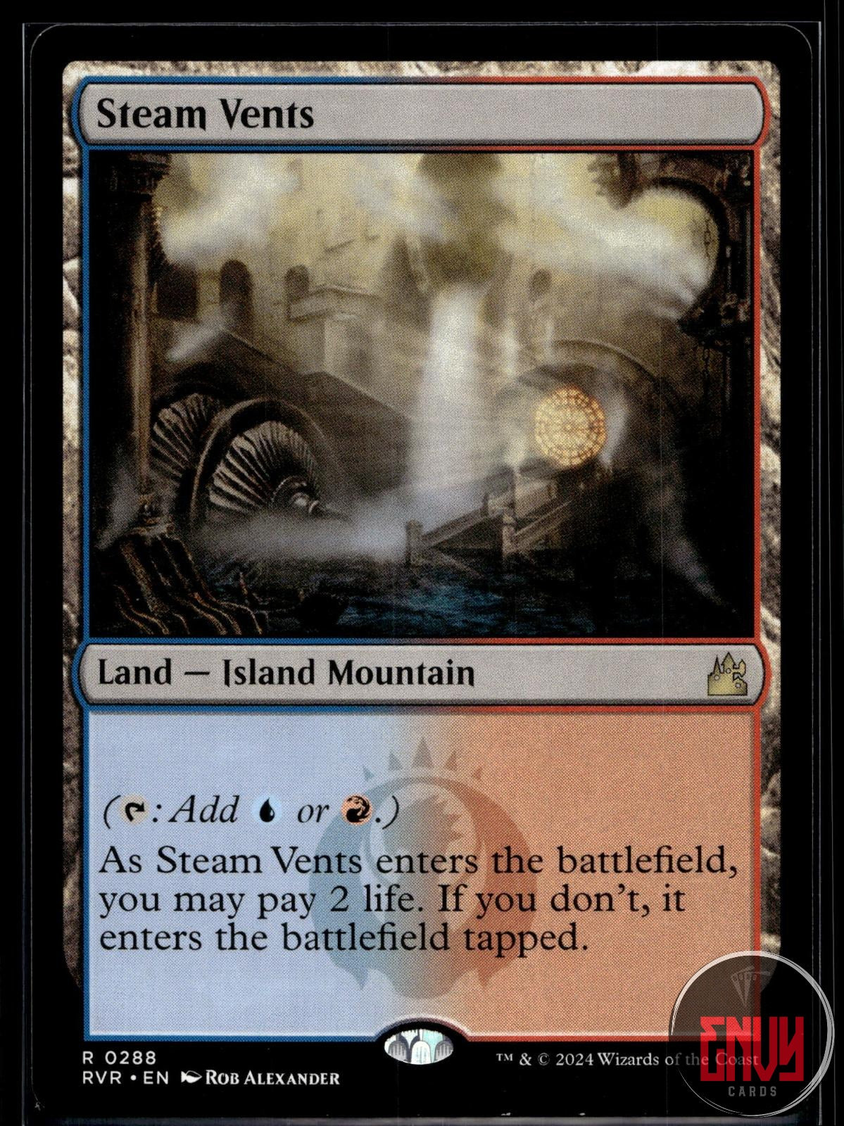 Steam Vents Near Mint 288 Rare Ravnica Remastered