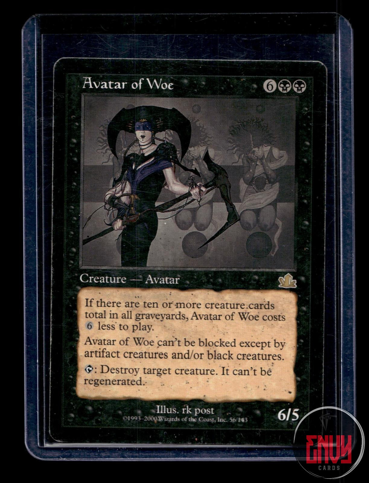 Avatar of Woe Lightly Played 56 Rare Prophecy Magic: The Gathering