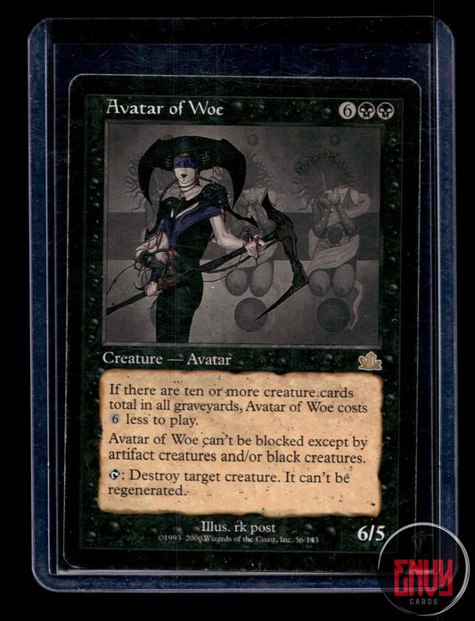 Avatar of Woe Lightly Played 56 Rare Prophecy Magic: The Gathering