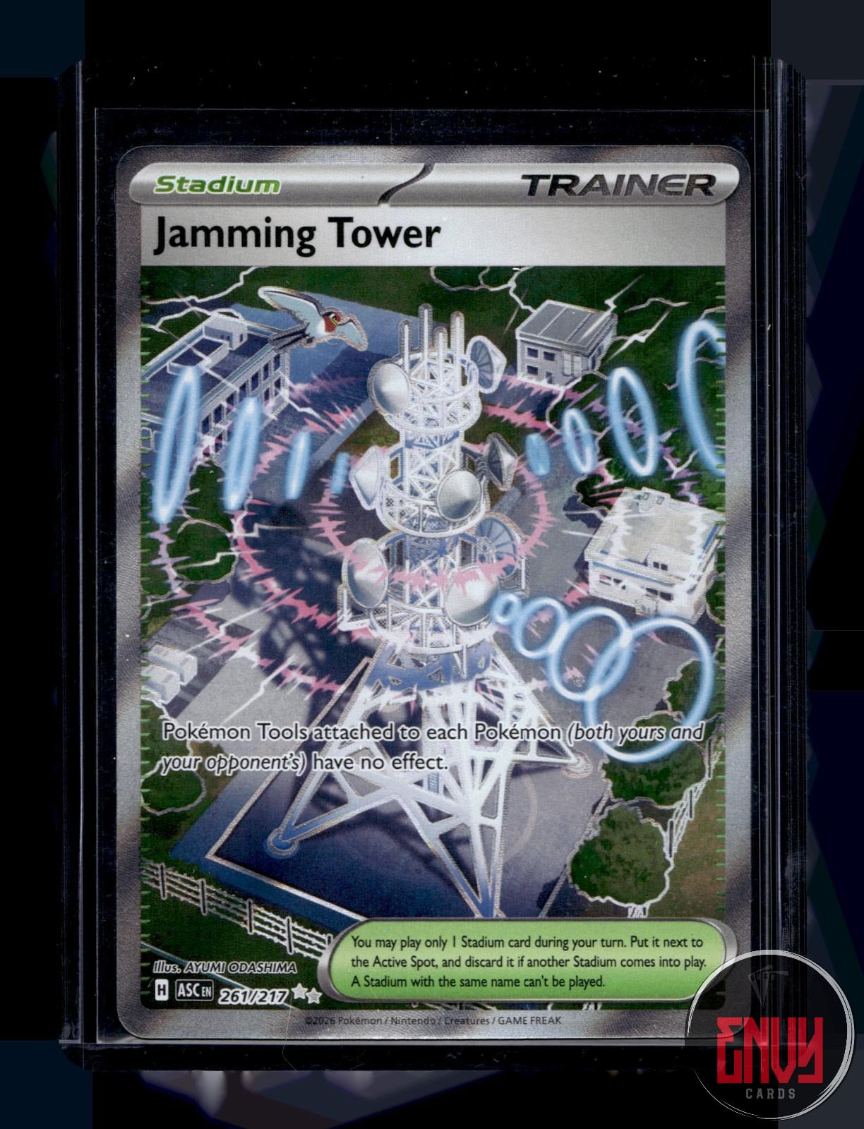 Jamming Tower Near Mint 261/217 Ultra Rare Ascended Heroes Pokemon