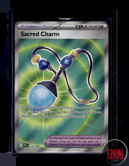 Sacred Charm Near Mint 122/094 Ultra Rare Phantasmal Flames Pokemon