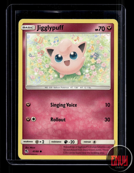 Jigglypuff Near Mint 41/68 Common Hidden Fates Pokemon