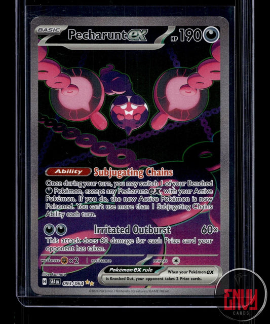 Pecharunt ex NM 093/064 SIR Shrouded Fable Pokemon Holo
