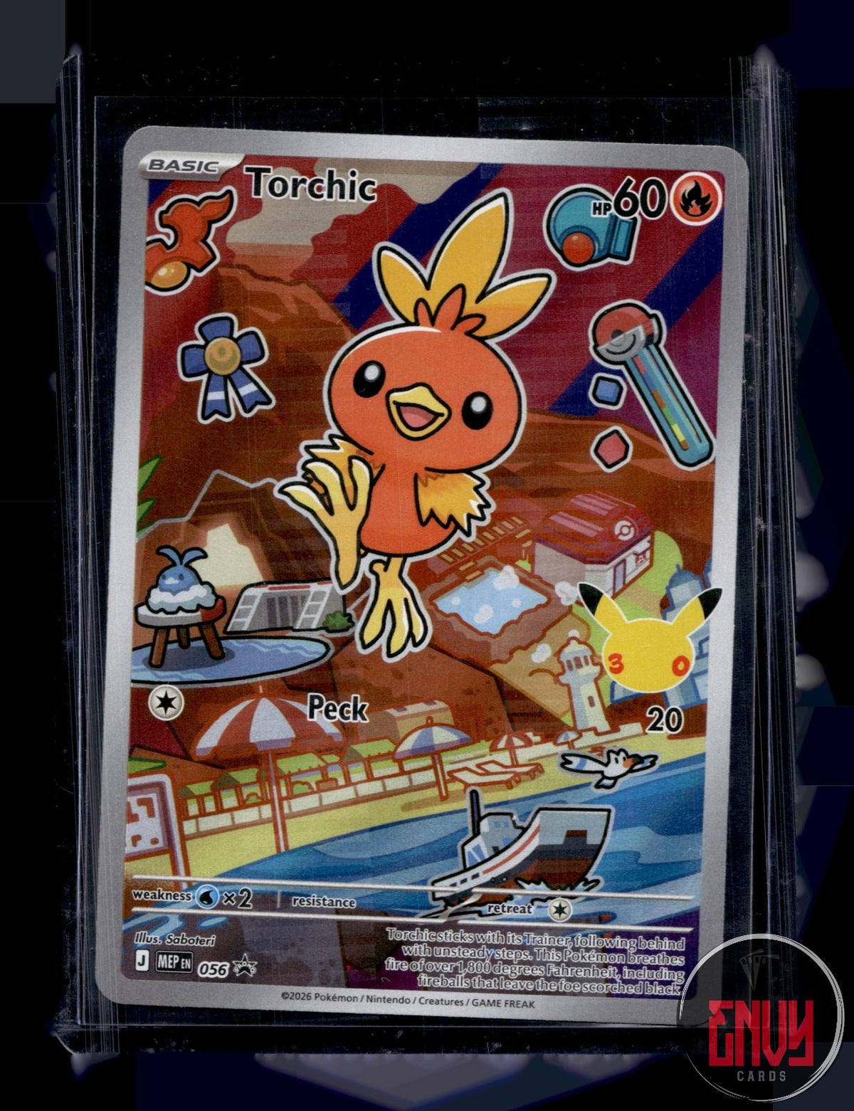 Torchic NM 056 P First Partner Collection 2026 Pokemon Holo