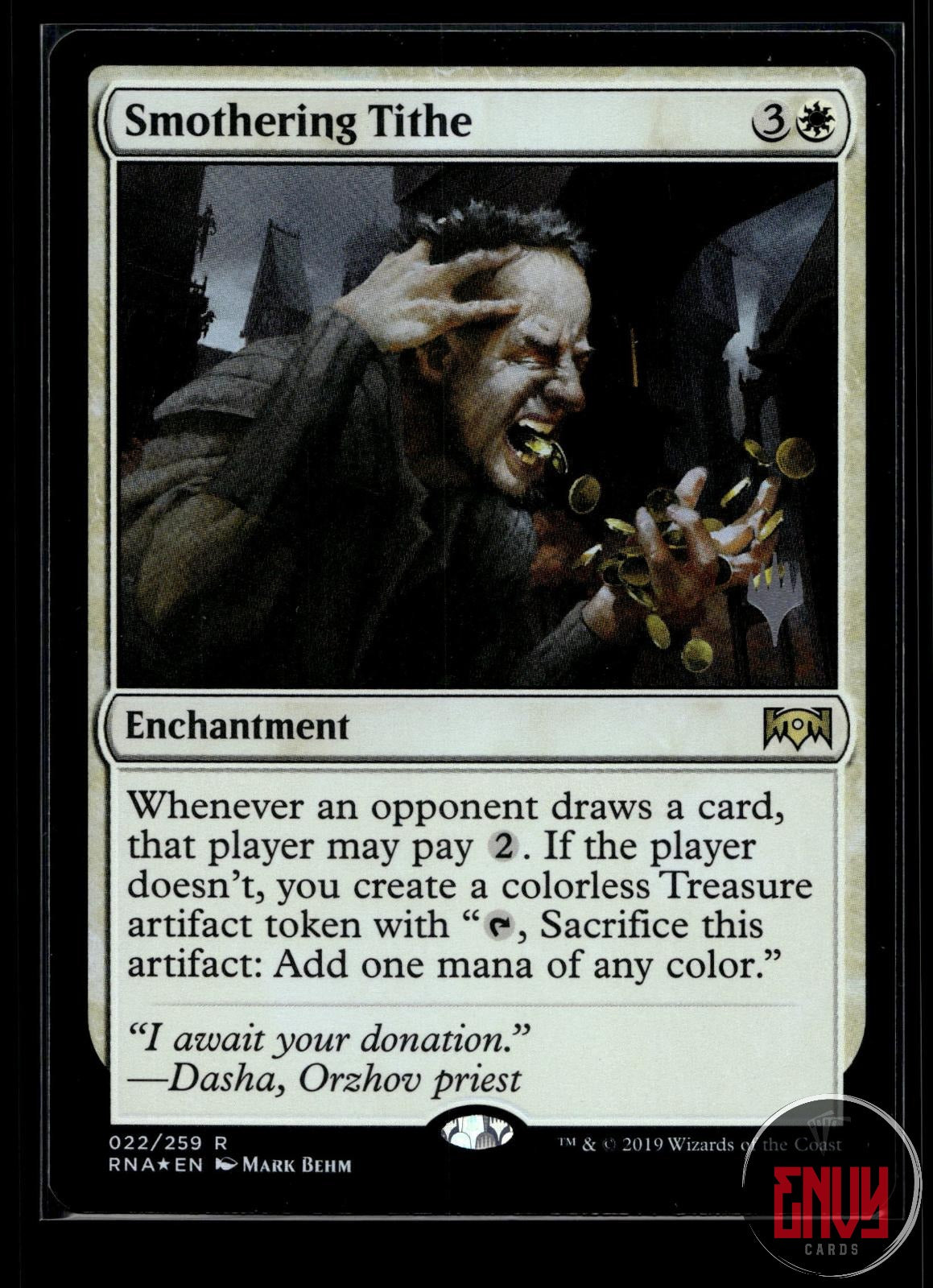 Smothering Tithe Near Mint 22 Rare Ravnica Allegiance Foil