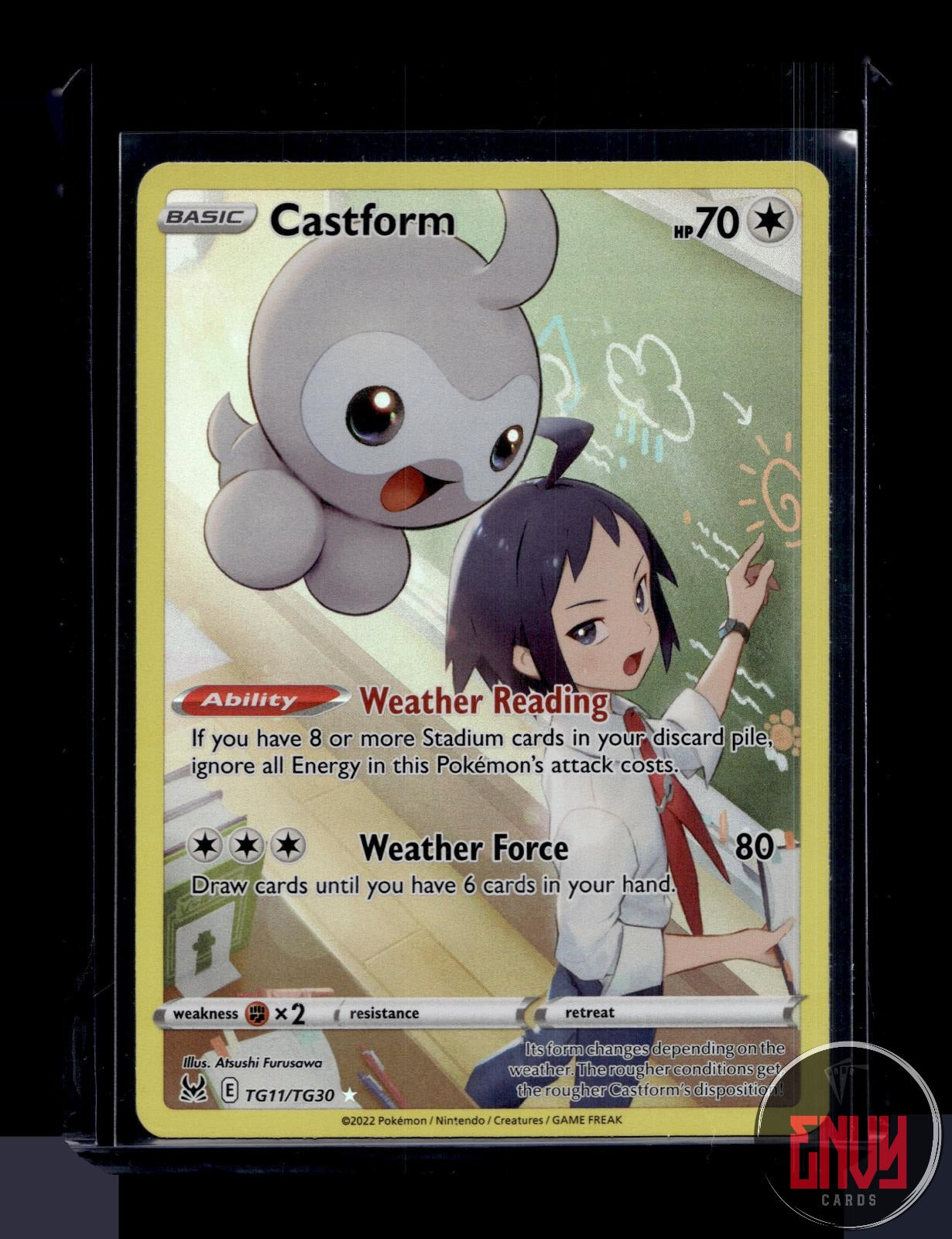 Castform LP TG11/TG30 Trainer Gallery Rare Lost Origin Trainer Gallery Pokemon