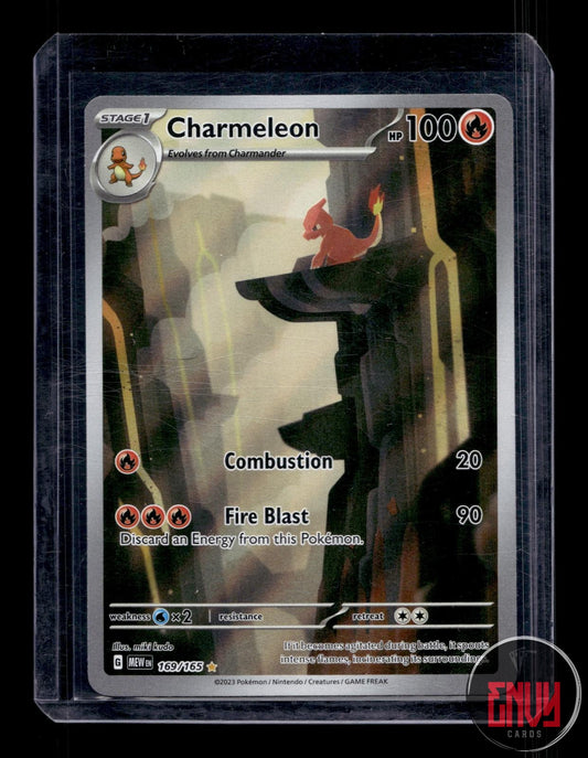 Charmeleon Near Mint 169/165 Illustration Rare 151 Pokemon Holo