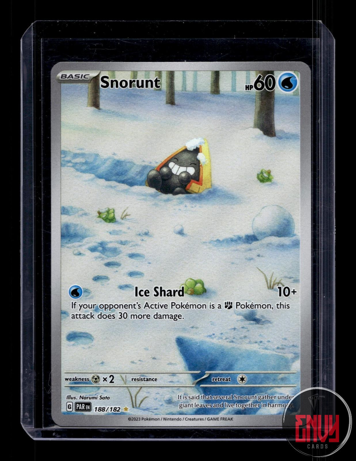 Snorunt Near Mint 188/182 Illustration Rare Paradox Rift Pokemon