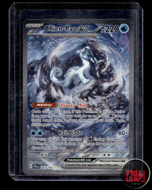 Chien-Pao ex NM 261/193 Special Illustration Rare Paldea Evolved Pokemon Holo