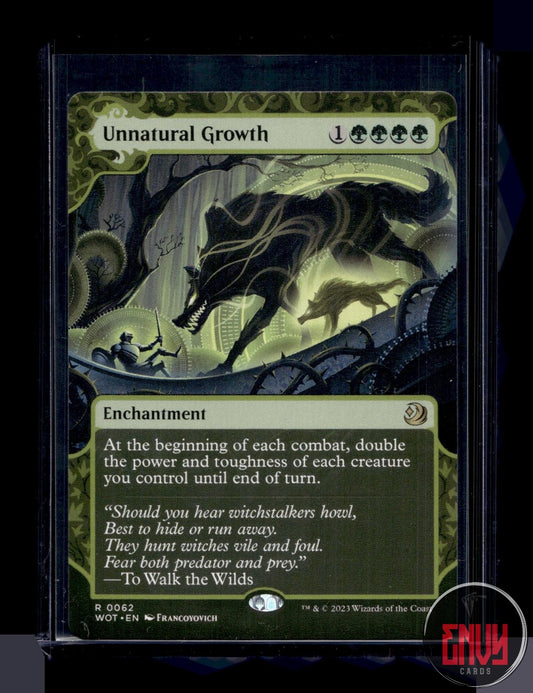 Unnatural Growth LP 62 Wilds of Eldraine: Enchanting Tales Magic: The Gathering