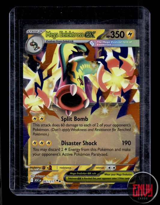 Mega Eelektross ex Near Mint 061/217 Double Rare Ascended Heroes Pokemon