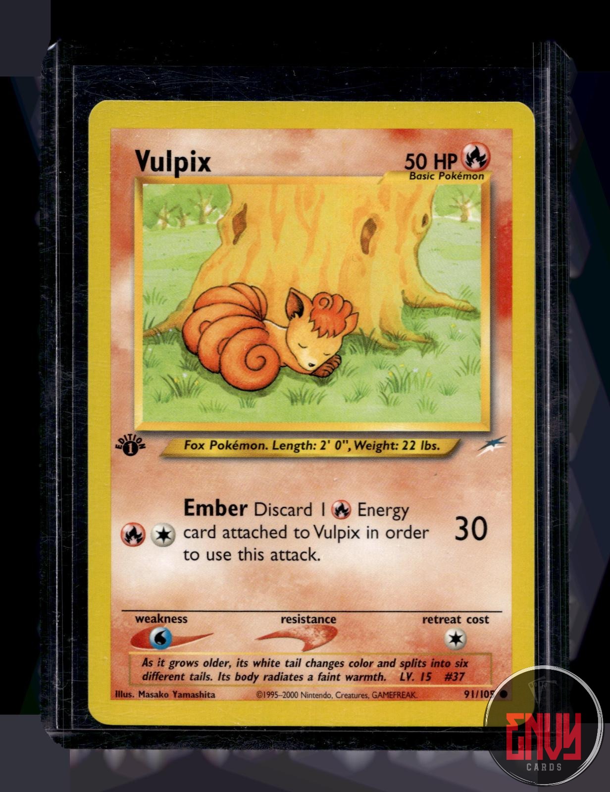 Vulpix Lightly Played 91/105 Common Neo Destiny Pokemon 1st Edition