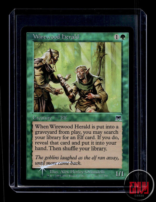 Wirewood Herald Lightly Played 302 Common Onslaught Foil