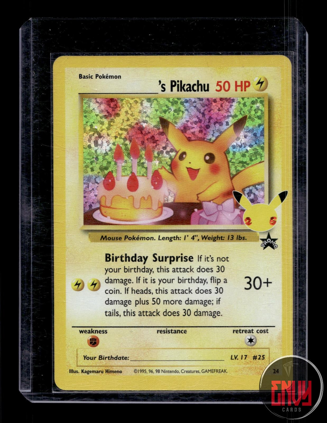 _____'s Pikachu NM 24 Celebrations: Classic Collection Pokemon Holo