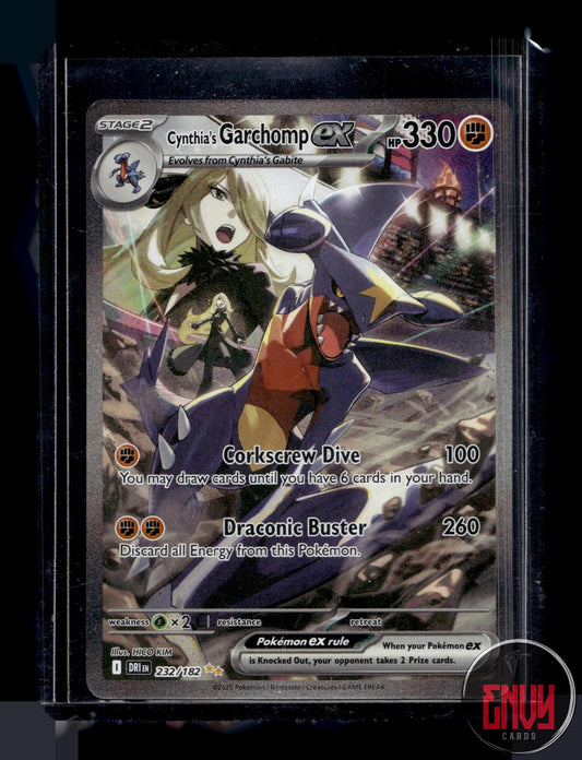 Cynthia's Garchomp ex NM 232/182 Destined Rivals Pokemon Holo