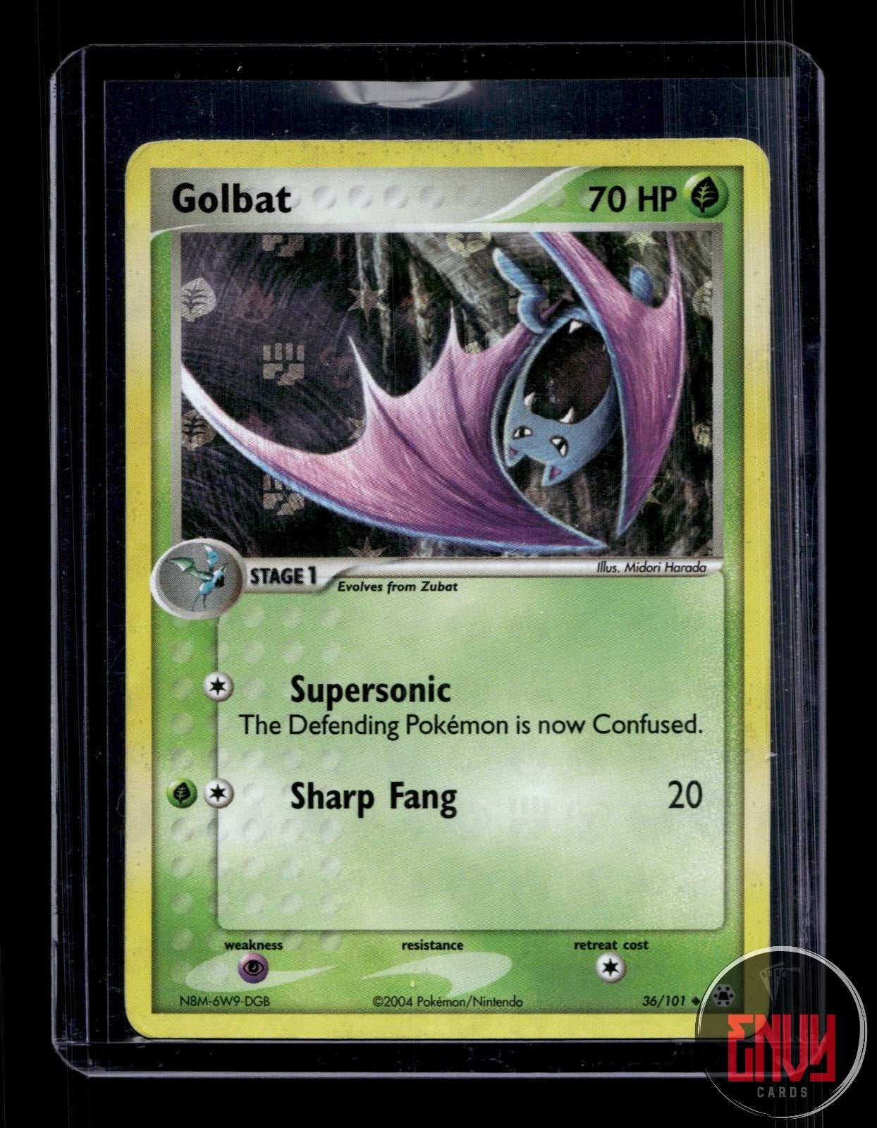Golbat Lightly Played 36/101 Uncommon Hidden Legends Pokemon Reverse Holo