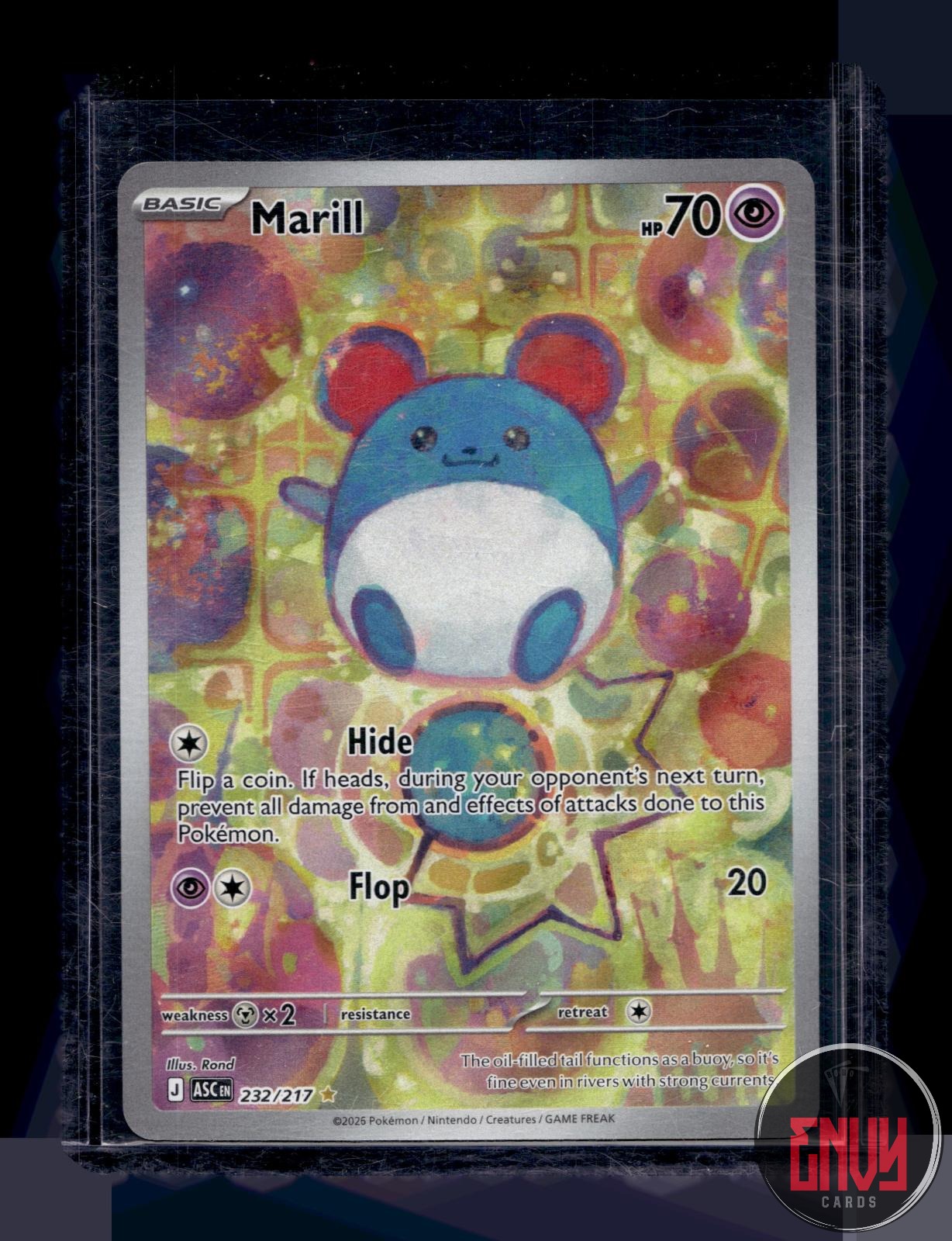 Marill Near Mint 232/217 Illustration Rare Ascended Heroes Pokemon