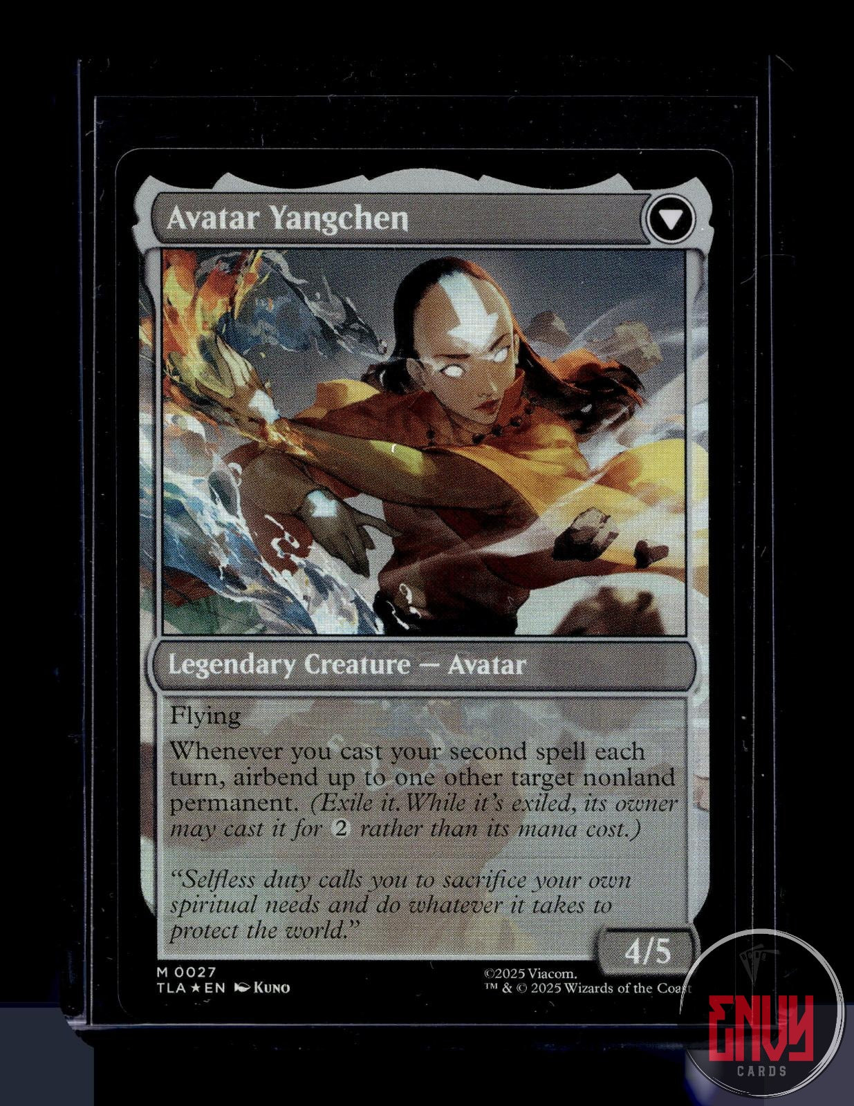 The Legend of Yangchen Lightly Played 27 Mythic Avatar: The Last Airbender Foil