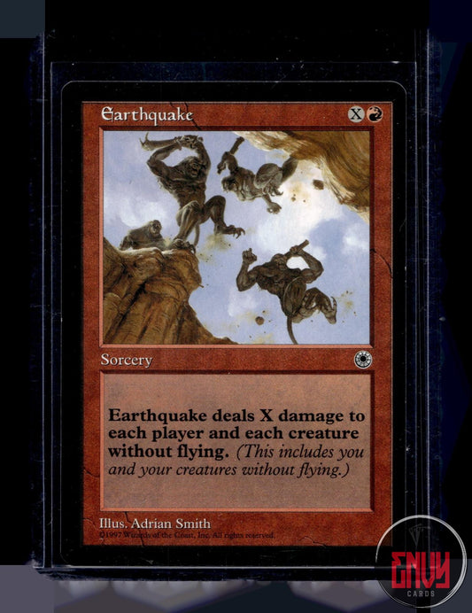 Earthquake Lightly Played Rare Portal Magic: The Gathering
