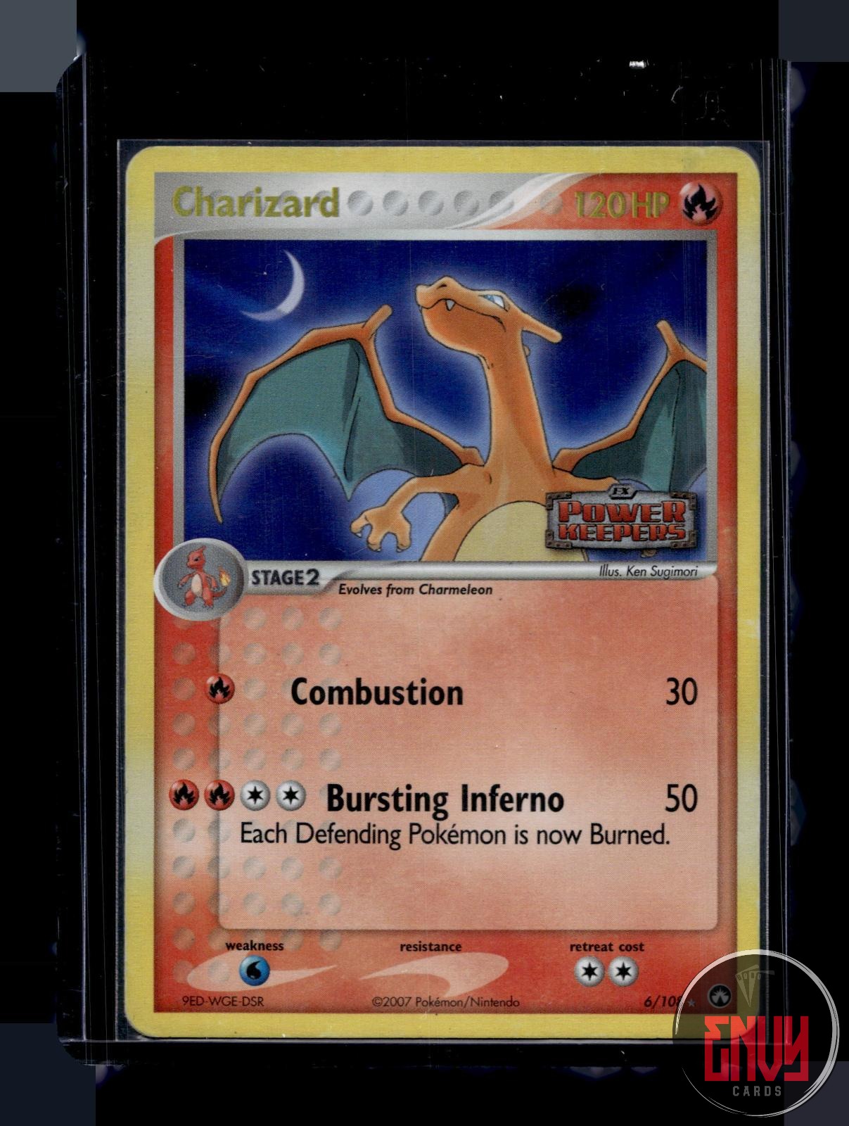 Charizard Moderately Played 6/108 Rare Power Keepers Pokemon Holo