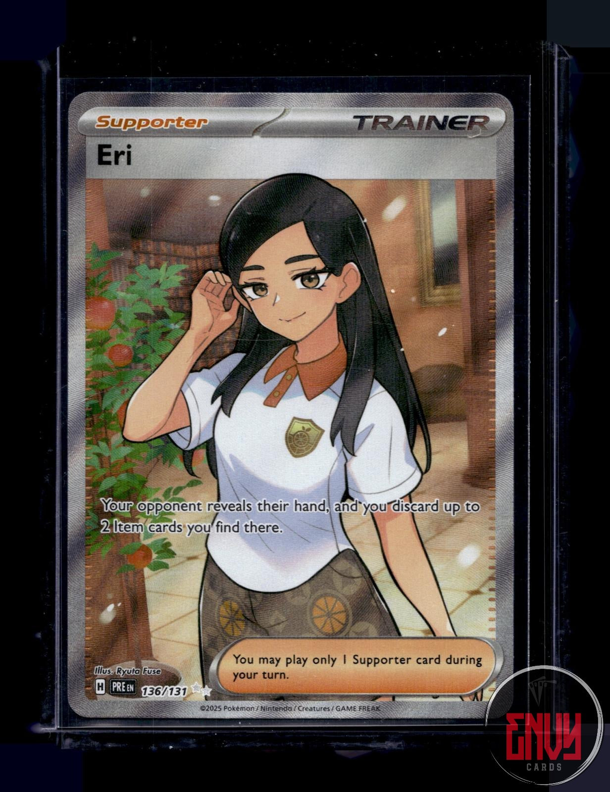 Eri Near Mint 136/131 Ultra Rare Prismatic Evolutions Pokemon