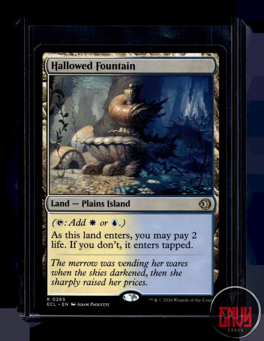 Hallowed Fountain Near Mint 265 Rare Lorwyn Eclipsed Magic: The Gathering