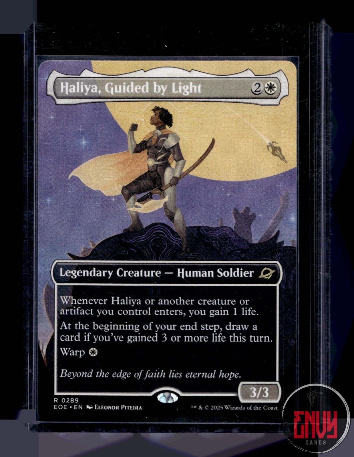 Haliya, Guided by Light (Borderless) NM 289 Edge of Eternities 