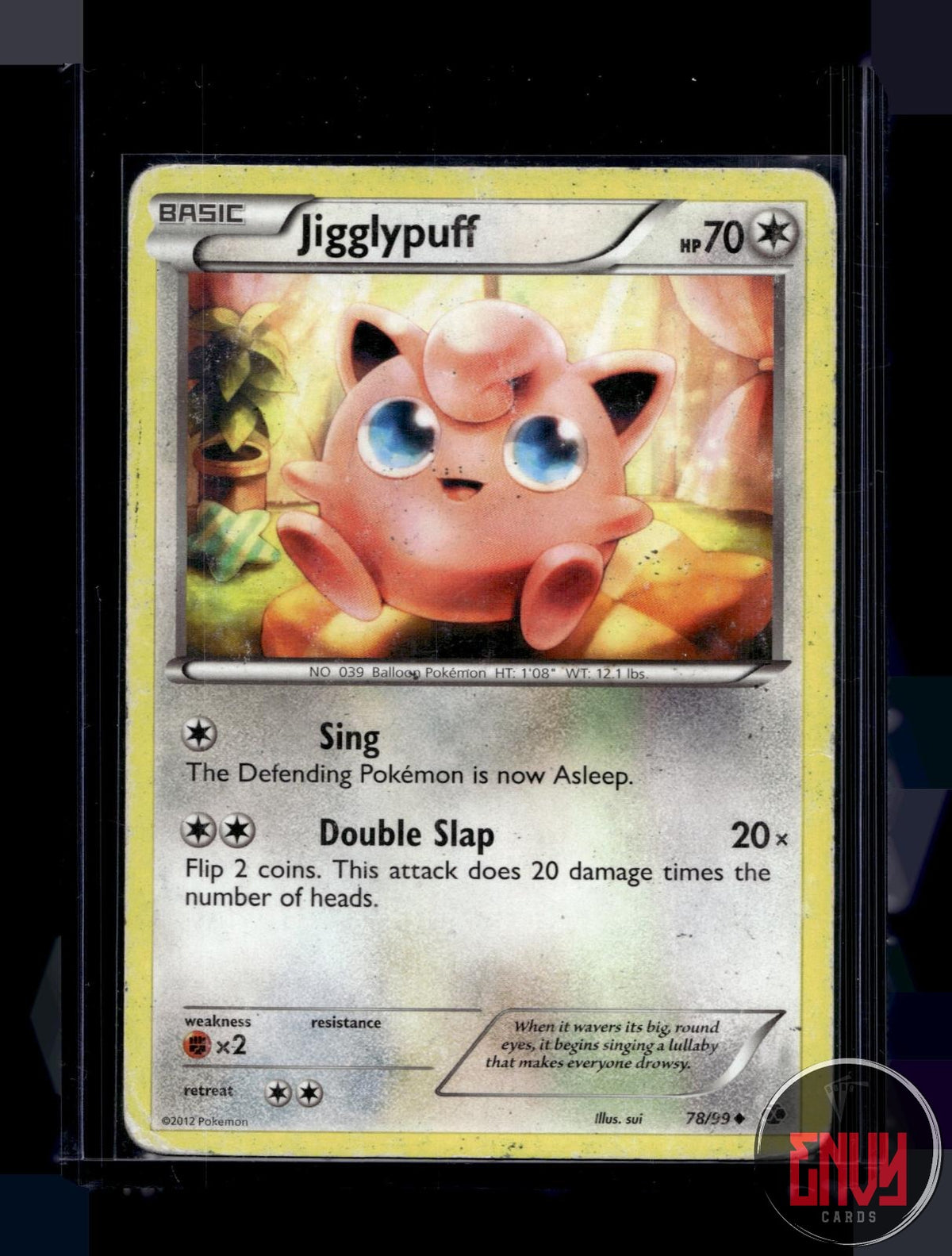 Jigglypuff Heavily Played 78/99 Uncommon Next Destinies Pokemon