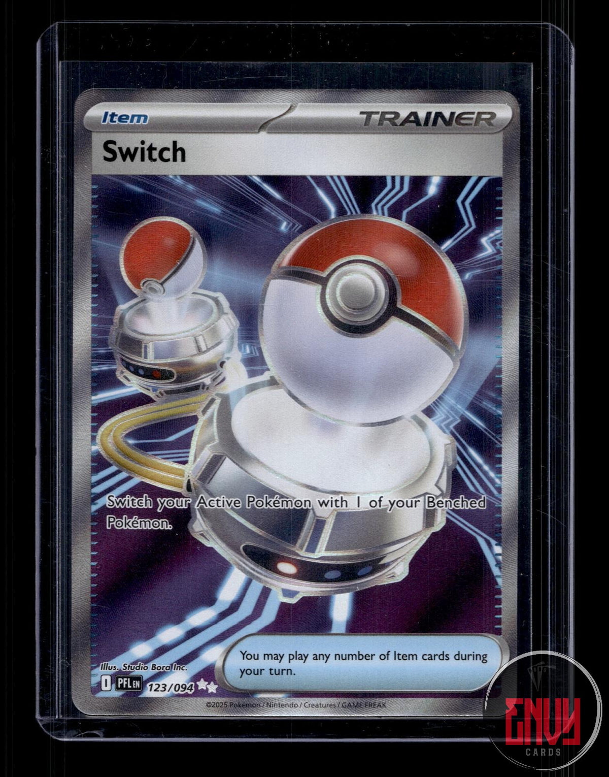 Switch Near Mint 123/094 Ultra Rare Phantasmal Flames Pokemon Holo