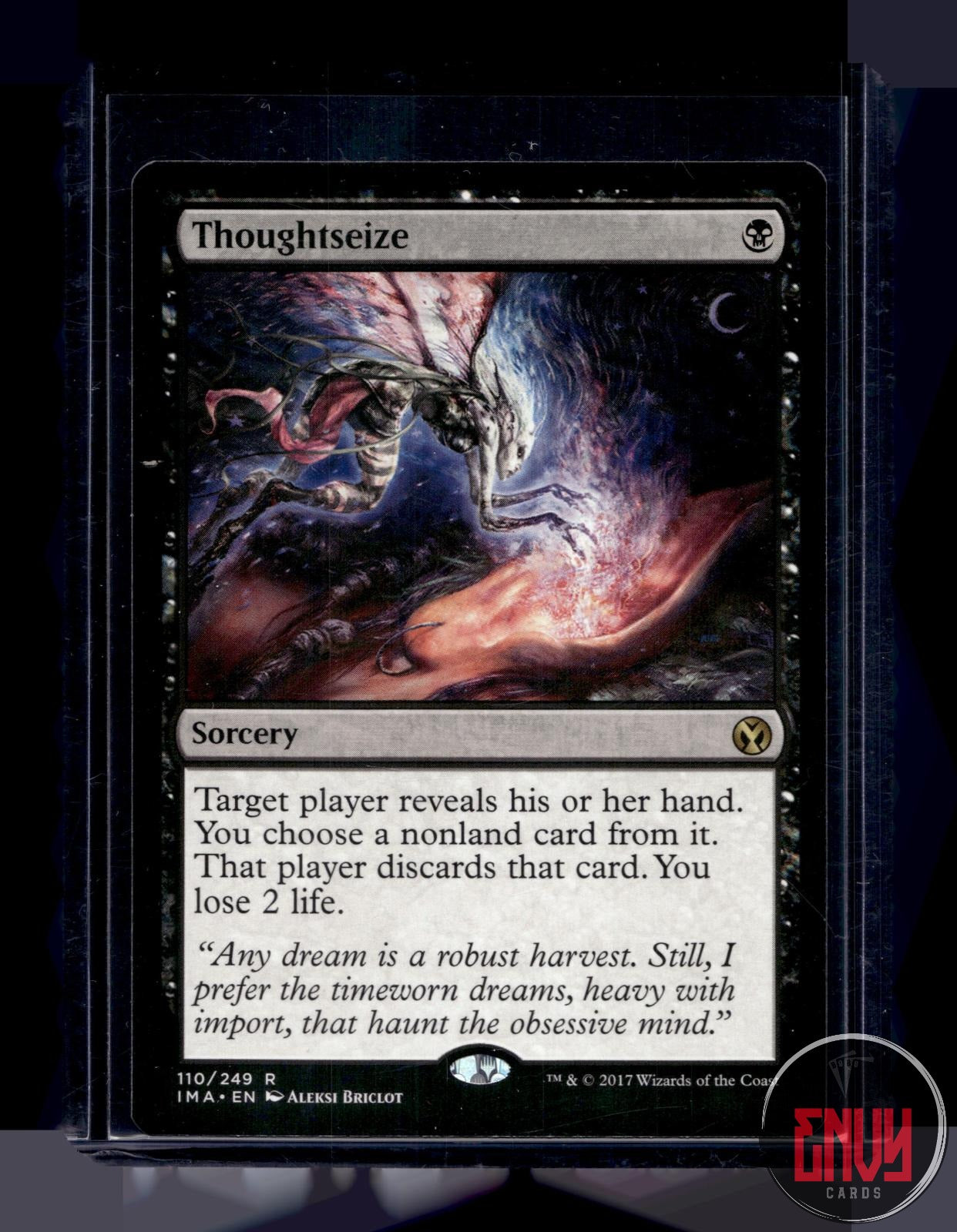 Thoughtseize Lightly Played 110 Rare Iconic Masters Magic: The Gathering