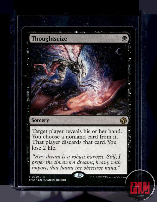Thoughtseize Lightly Played 110 Rare Iconic Masters Magic: The Gathering