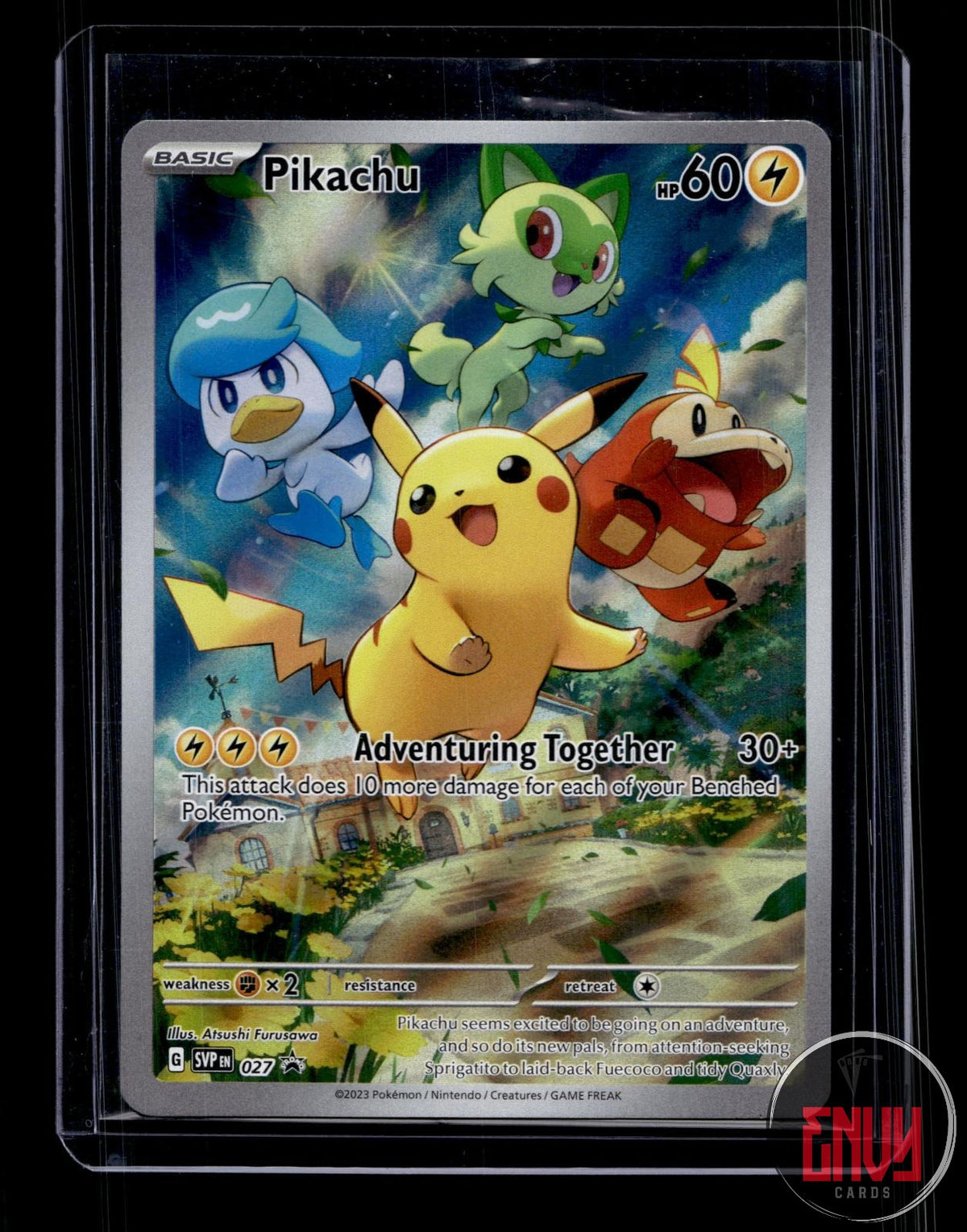 Pikachu NM 027 P Scarlet & Violet Promo Pokemon Holo