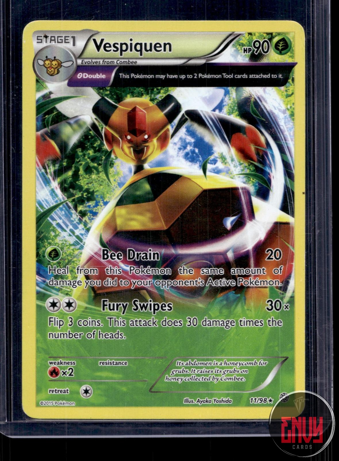 Vespiquen MP 11/98 R Ancient Origins Pokemon