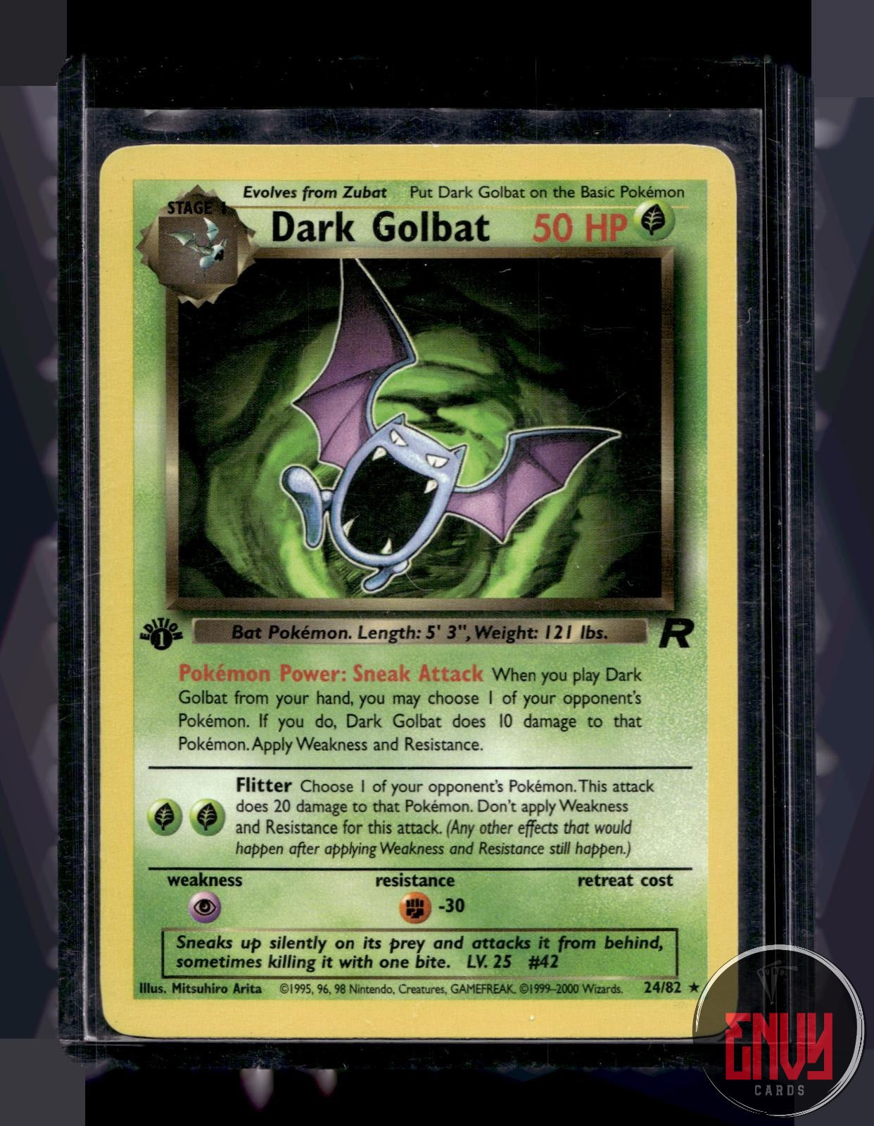 Dark Golbat Moderately Played 24/82 Rare Team Rocket Pokemon