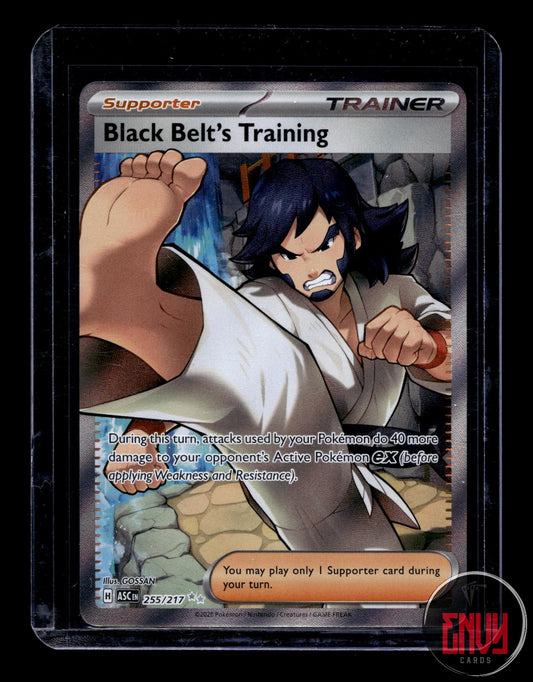 Black Belt's Training Near Mint 255/217 Ultra Rare Ascended Heroes Pokemon