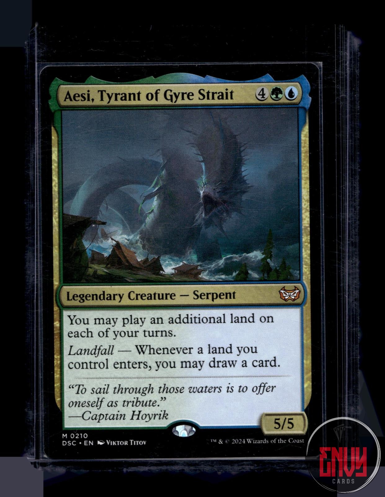 Aesi, Tyrant of Gyre Strait LP 210 Commander: Duskmourn Magic: The Gathering