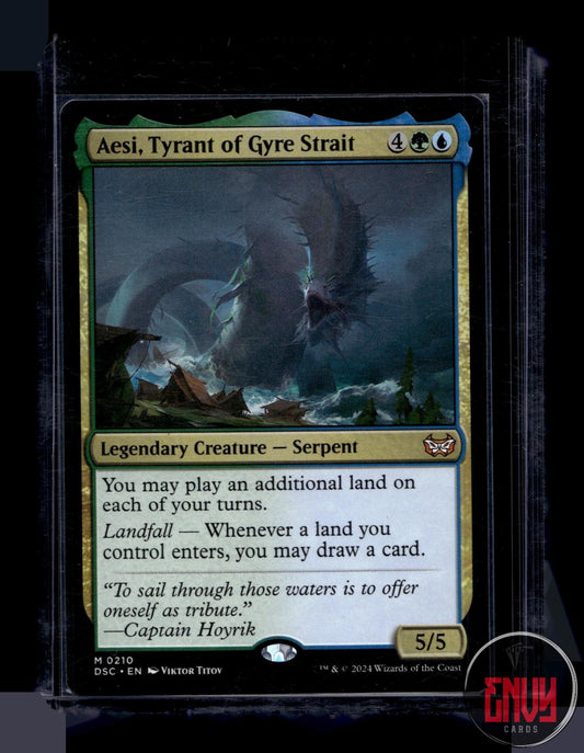 Aesi, Tyrant of Gyre Strait LP 210 Commander: Duskmourn Magic: The Gathering