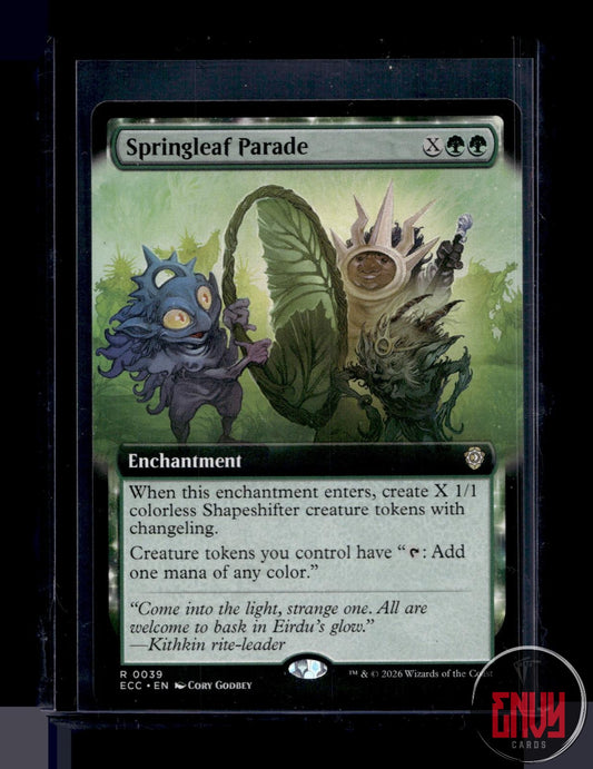 Springleaf Parade (Extended Art) LP 39 Rare Commander: Lorwyn Eclipsed
