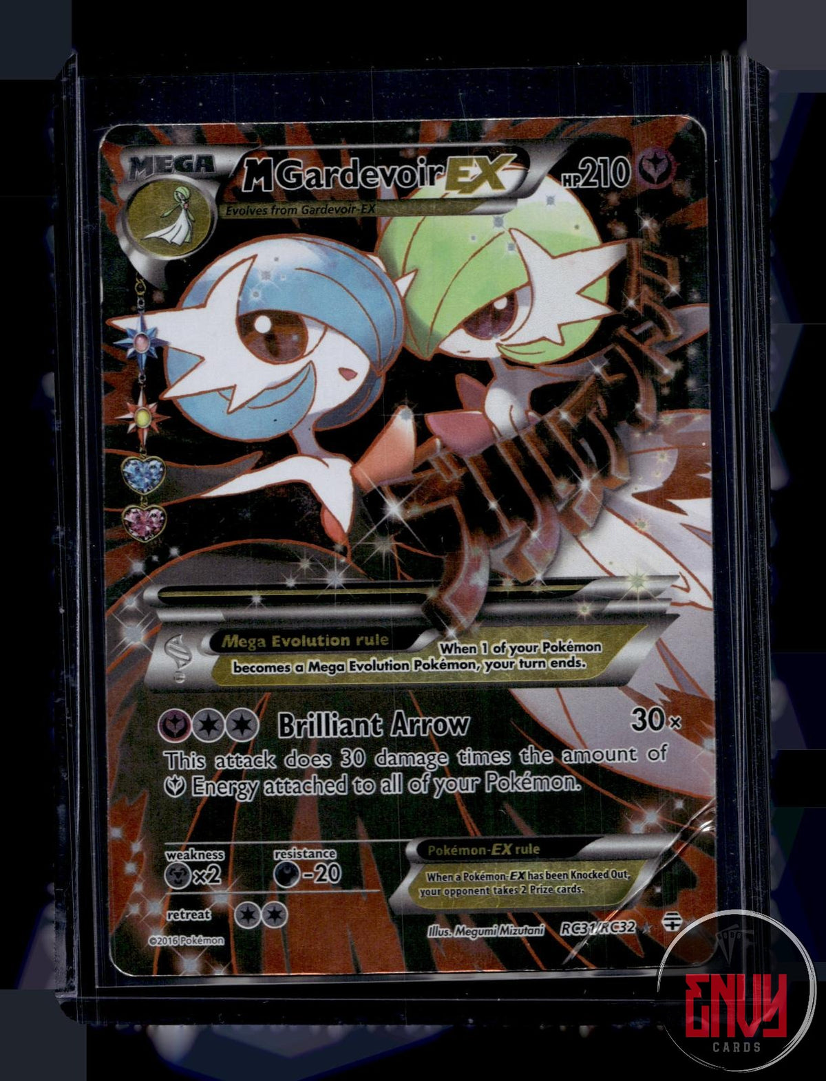 M Gardevoir EX Damaged RC31/RC32 Ultra Rare Generations Pokemon Holo