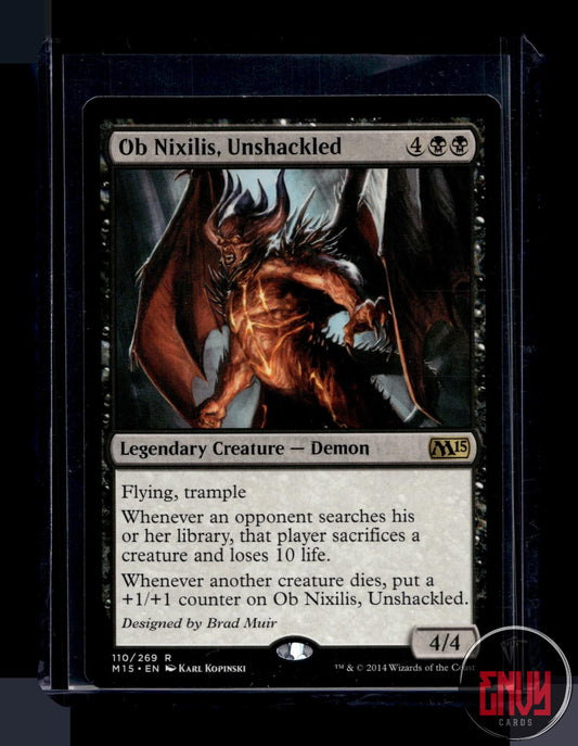 Ob Nixilis, Unshackled Lightly Played 110 Rare Magic 2015 (M15)