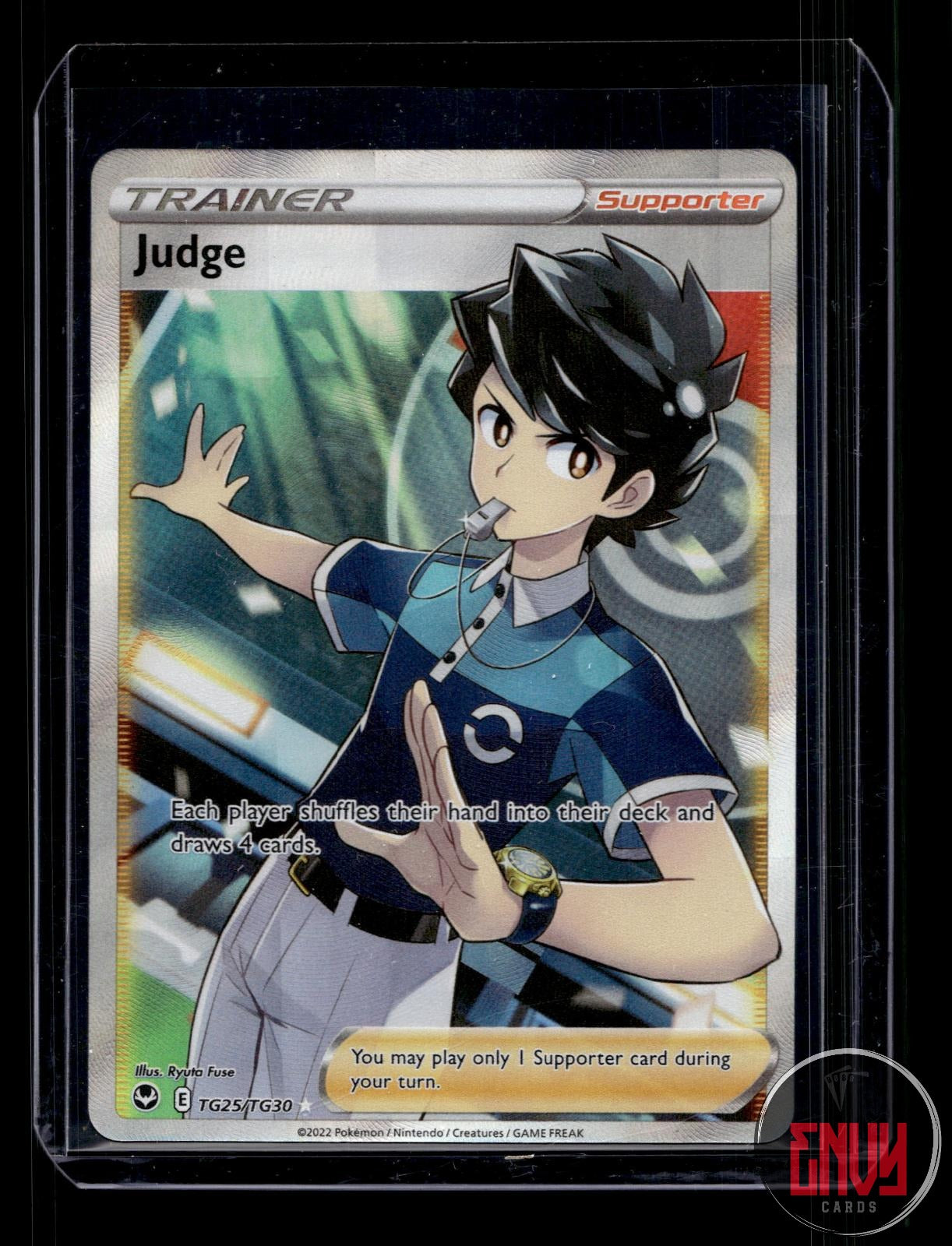 Judge Near Mint TG25/TG30 Ultra Rare Silver Tempest Trainer Gallery Pokemon Holo