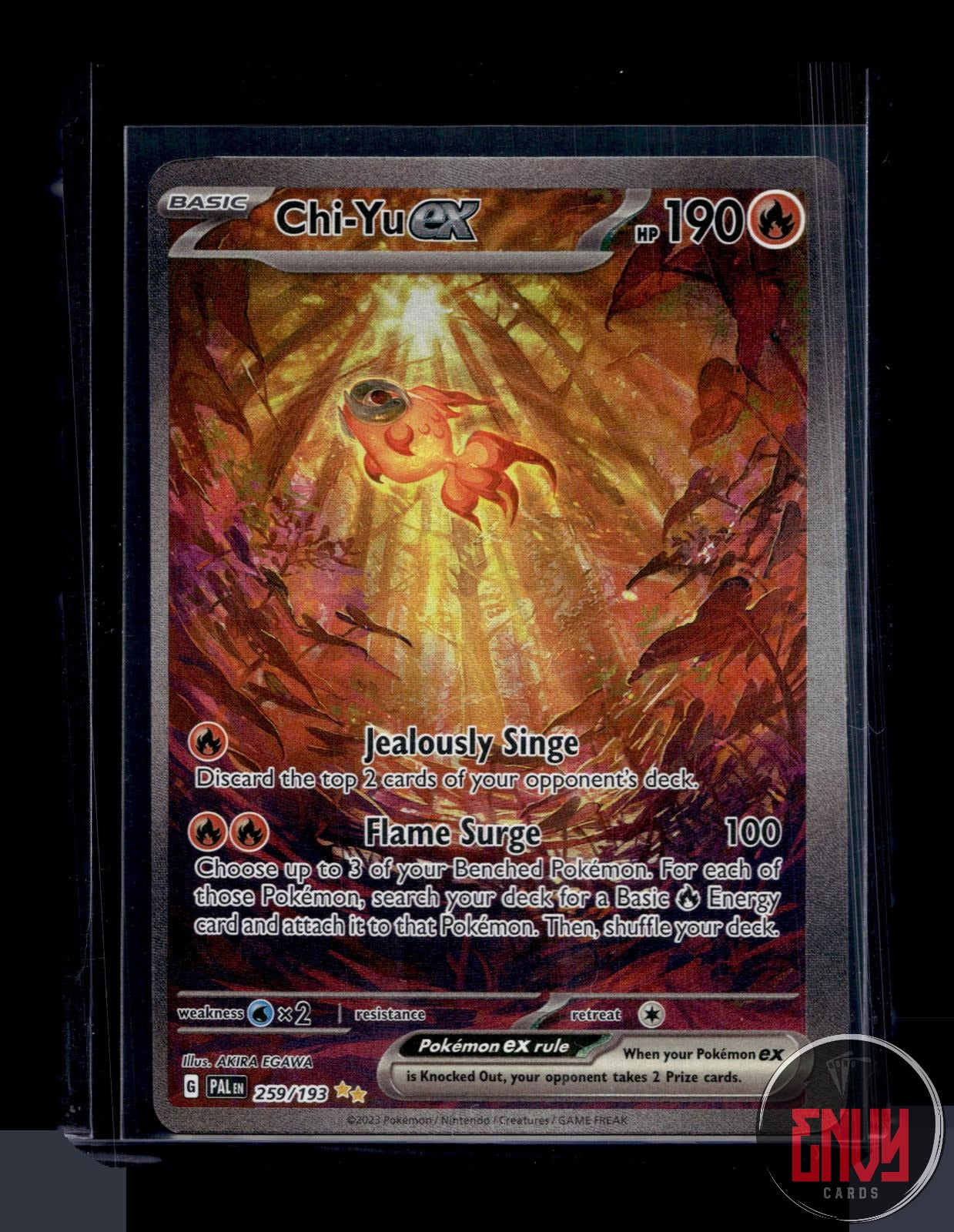 Chi-Yu ex MP 259/193 Special Illustration Rare Paldea Evolved Pokemon