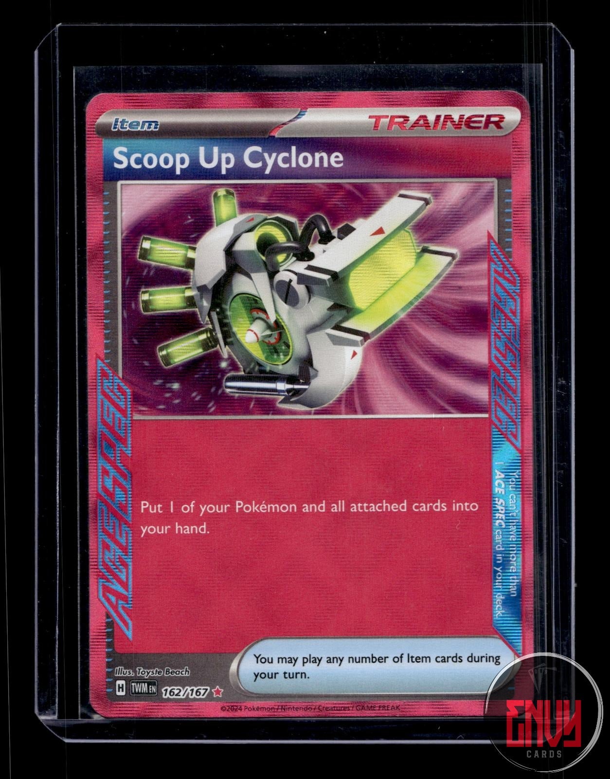Scoop Up Cyclone Near Mint 162/167 ACE SPEC Rare Twilight Masquerade Pokemon