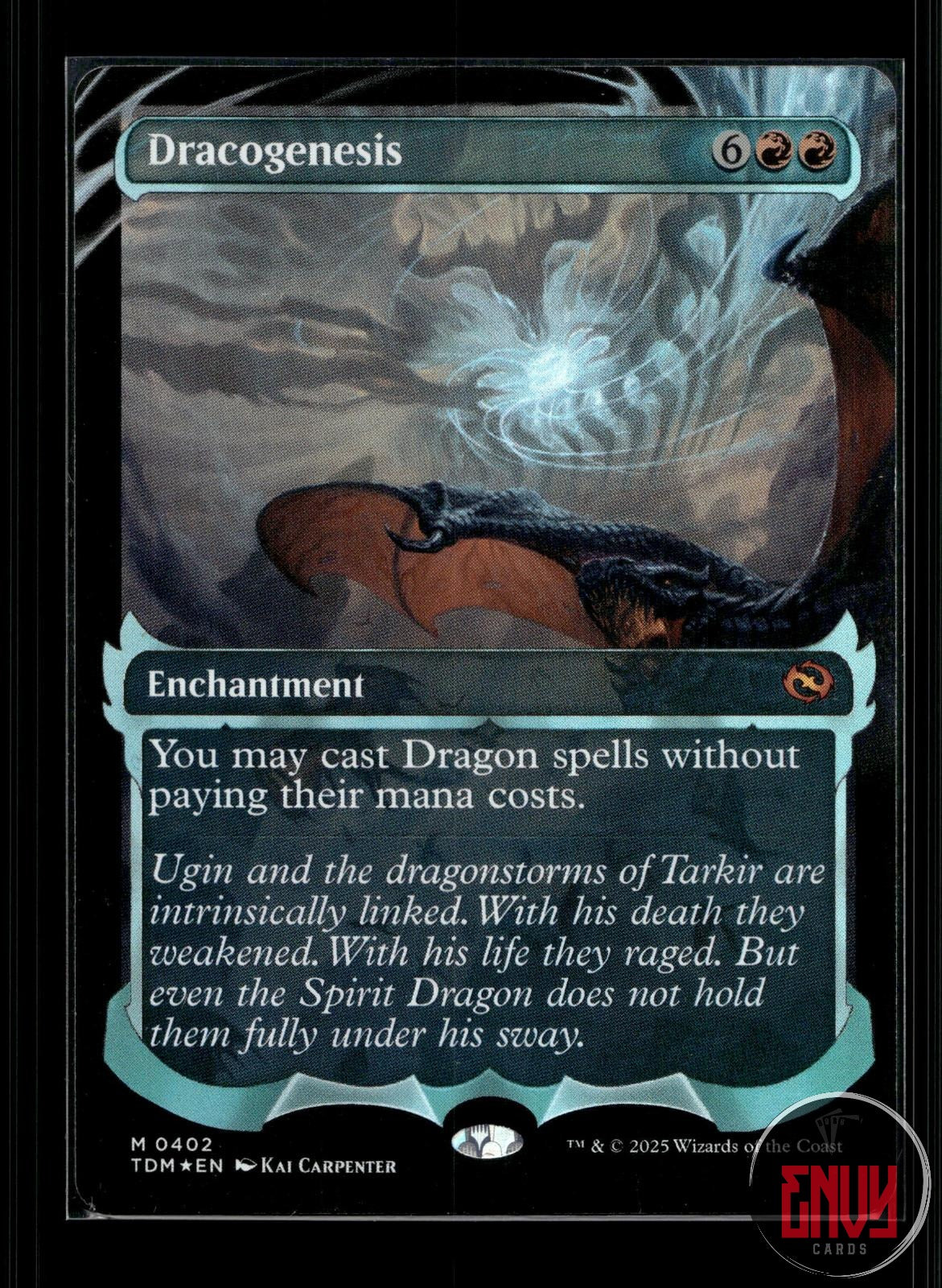 Dracogenesis (0402) (Showcase) Near Mint 402 Mythic Tarkir: Dragonstorm Foil