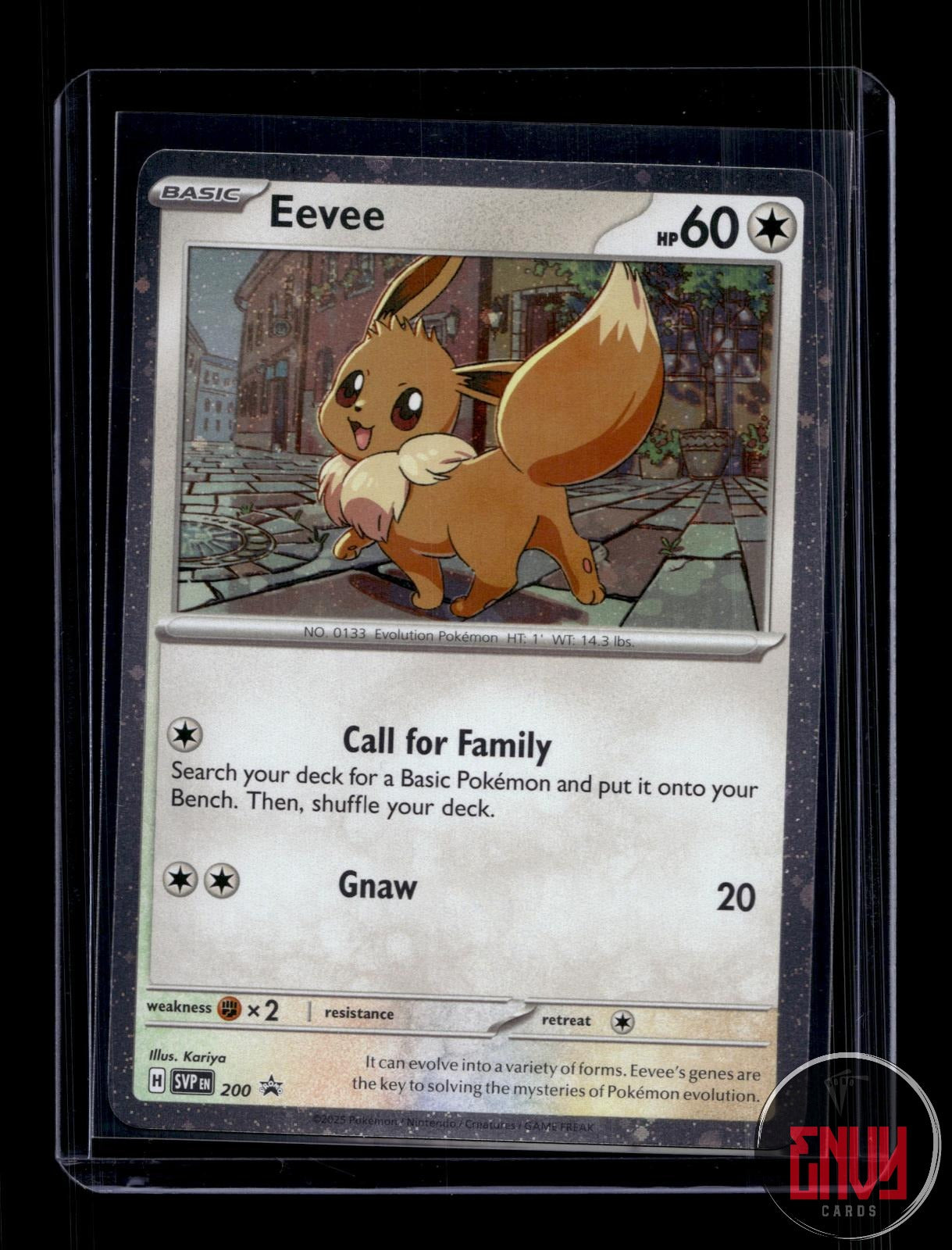 Eevee (Cosmos Holo) Lightly Played SVP 200 Promo Scarlet & Violet Promo Pokemon